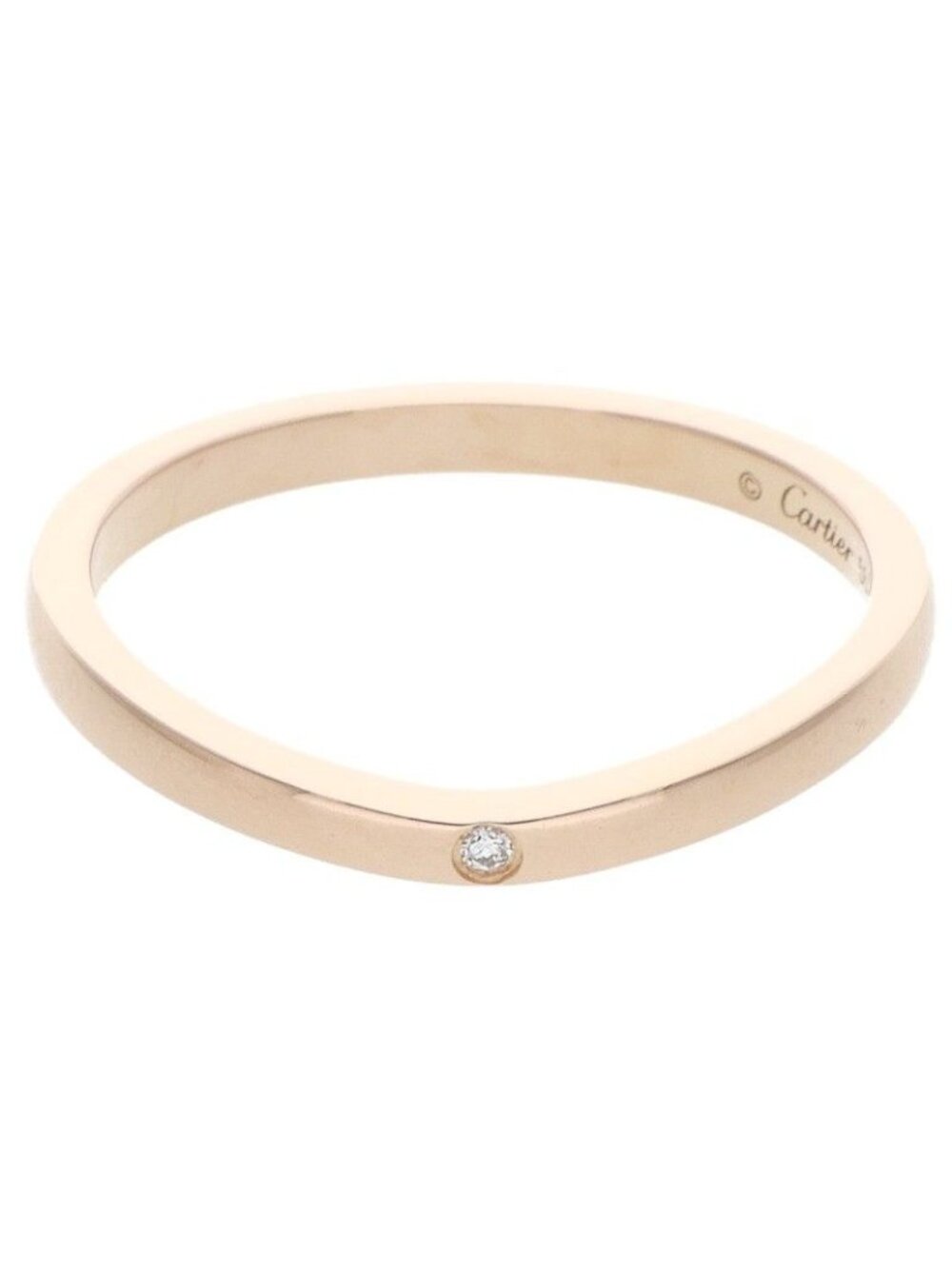 Cartier Ballerina 18k Pink Diamond Ring